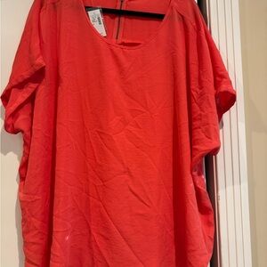 Maurices Bright Coral Delton Blouse